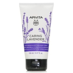 Apivita Caring Lavender Ενυδατική Κρέμα Σώματος με Άρωμα Λεβάντα για Ευαίσθητες Επιδερμίδες 150ml