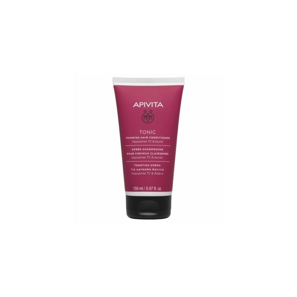 Apivita Tonic Thinning Hair Conditioner Όγκου για Όλους τους Τύπους Μαλλιών Hippophae TC & Δάφνη 150ml