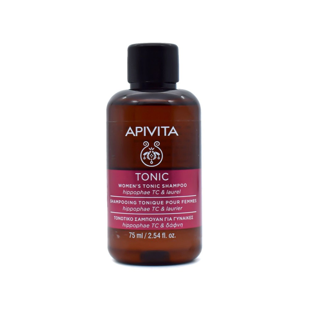 Apivita Women's Tonic Hippophae TC & Laurel Σαμπουάν κατά της Τριχόπτωσης για Όλους τους Τύπους Μαλλιών 75ml