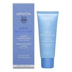 Apivita Aqua Beelicious Rich 24ωρο Ενυδατικό Gel Προσώπου με Υαλουρονικό Οξύ & Aloe Vera 40ml