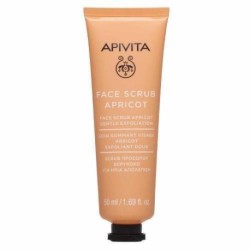 Apivita Scrub Προσώπου Ήπιας Απολέπισης Με Βερύκοκο 50ml