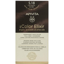 Apivita My Color Elixir with Honey Extract 5.18 Καστανό Ανοιχτό Σαντρέ 125ml