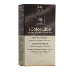 Apivita My Color Elixir Σετ Βαφή Μαλλιών Χωρίς Αμμωνία 6.87 Ξανθό Σκούρο Περλέ 125ml