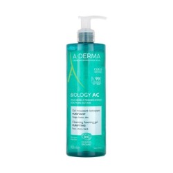 A-Derma Gel Καθαρισμού Biology Ac για Λιπαρές Επιδερμίδες 400ml