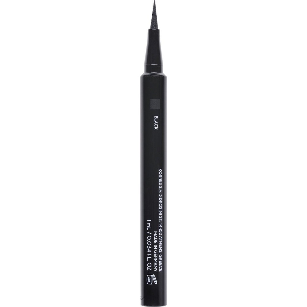 Korres Minerals Αδιάβροχο Eyeliner σε μορφή μαρκαδόρου 01 Black 1τμχ