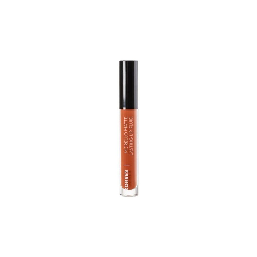 Korres Morello Matte Lasting Lip Fluid 48 Velvet Caramel Ματ κραγιόν με κρεμώδη υφή 3.4ml