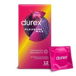 Durex Προφυλακτικά Pleasuremax με Ραβδώσεις και Κουκίδες 12τμχ