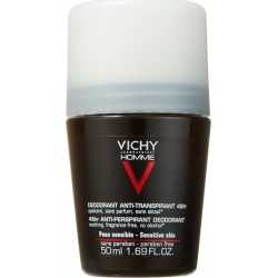 Vichy Homme Deodorant 48h Αποσμητικό Roll-On κατά του Ιδρώτα 50ml