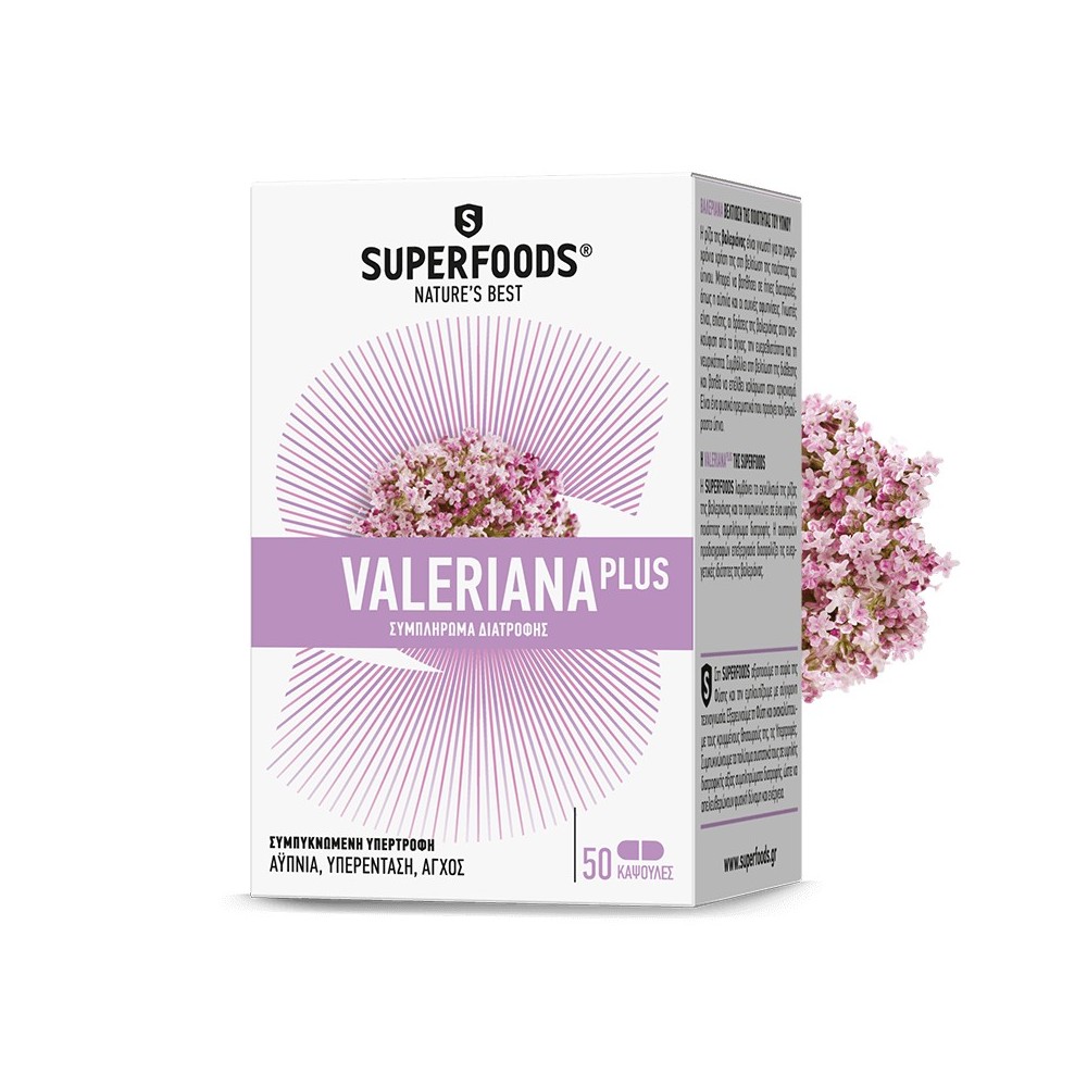 Superfoods Valeriana Plus 50caps