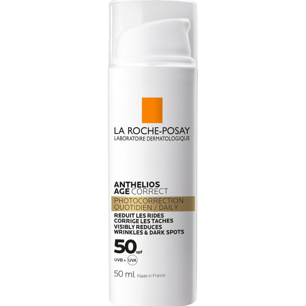 La Roche Posay Anthelios Age Correct Photocorrection Daily Light Cream Αντηλιακή Αντιγηραντική Κρέμα Προσώπου SPF50 50ml