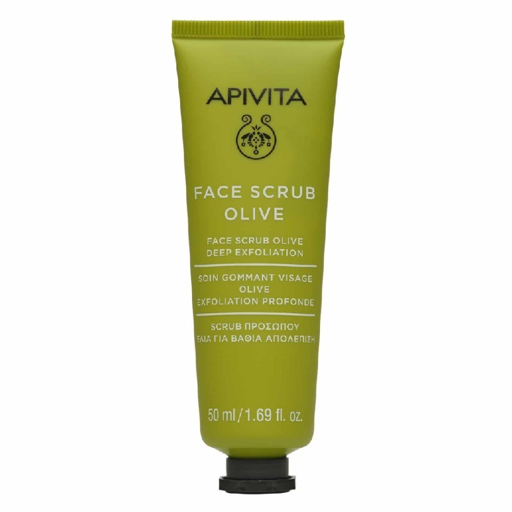 Apivita Face Scrub With the Olive Βαθιάς Απολέπισης με Ελιά 50ml