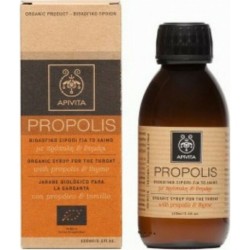 Apivita Propolis Βιολογικό Σιρόπι για το Λαιμό με πρόπολη & θυμάρι 150ml