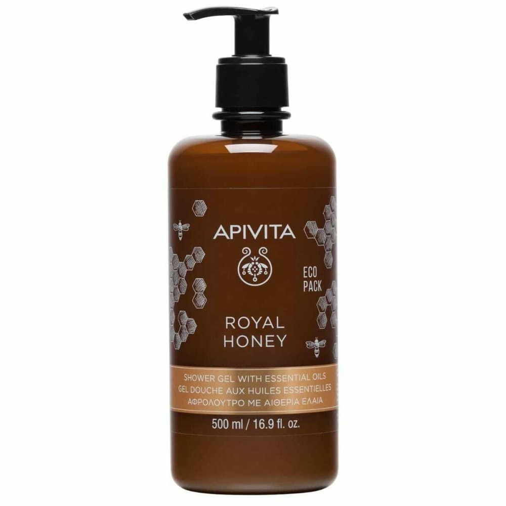 Apivita Royal Honey Κρεμώδες Αφρόλουτρο με Αιθέρια Έλαια 500ml