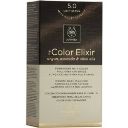 Apivita My Color Elixir Σετ Βαφή Μαλλιών Χωρίς Αμμωνία 5.0 Καστανό Ανοιχτό 125ml