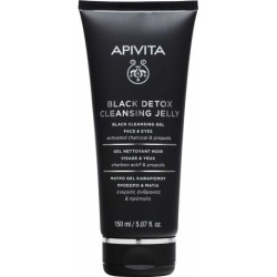 Apivita Gel Ντεμακιγιάζ Black Detox Cleansing Jelly 150ml